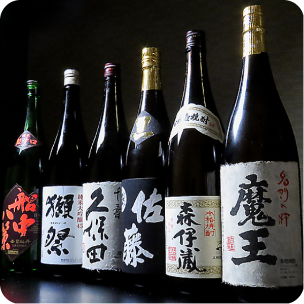 写真：様々な種類の日本酒
