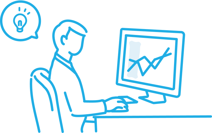 イラスト:お店の売上レポートを自動作成