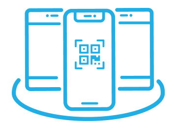 QRコード決済のイラスト