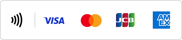 iPhoneのタッチ決済は、VISA、Mastercard®、JCB、American Expressに対応可能。