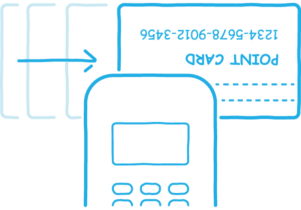 カードを読み取る
