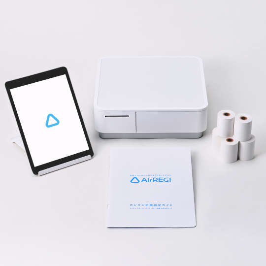 【超美品】エアレジ スターターパック mPOPセット ホワイト Airレジ スターターパック | POSレジならAirレジ(エアレジ)