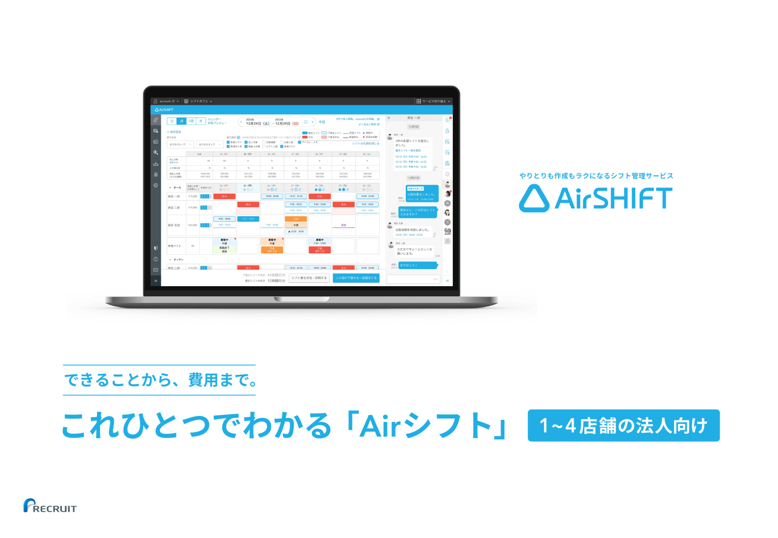 資料のサンプル画像：表紙「これひとつでわかるAirシフト」