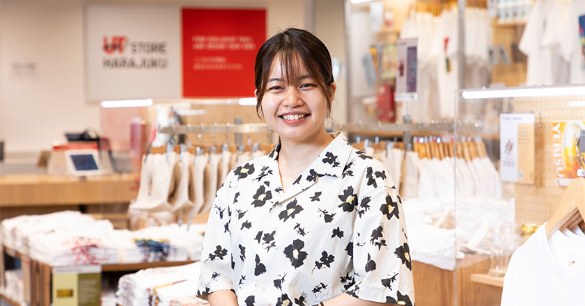 写真：ユニクロ 原宿店様のスタッフ