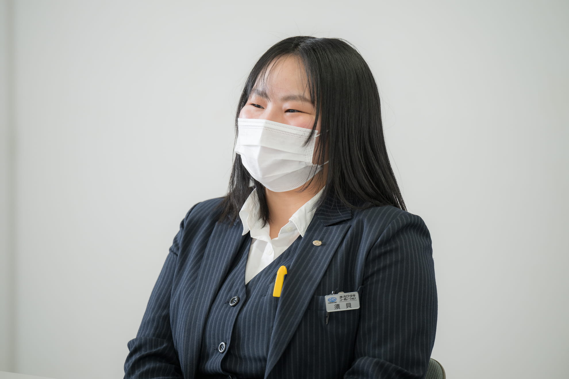 管理部 総務課のS様。N様とともに労務チームで給与業務などを担当。